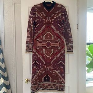 Knit Beaded Dress, Size 0.